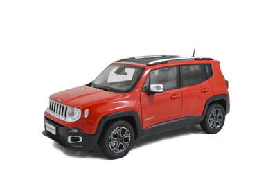 

Paudi 118 Scale Jeep Renegade 2016 Red Diecast Model Car die-cast car