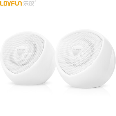 

Leo LOYFUN LF-910 20-channel mini USB computer desktop speaker audio control notebook audio white