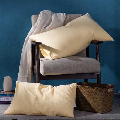

Langsha Bedding Home Textiles Cotton Pillow Case Pillow Pillow Pillow Pillow Pillow Pillow Very Simple Yellow 48 74cm