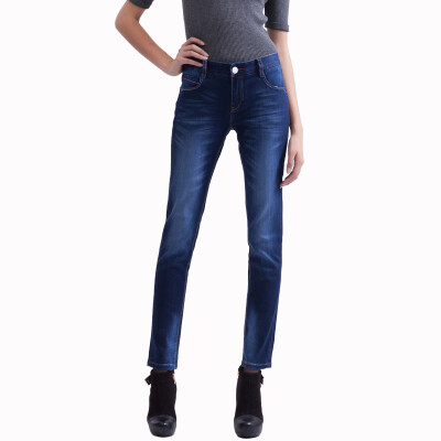 

Pierre cardin pierre cardin 8P6303 female 2016 autumn&winter fashion commuter uniform Slim jeans denim blue 28 yards