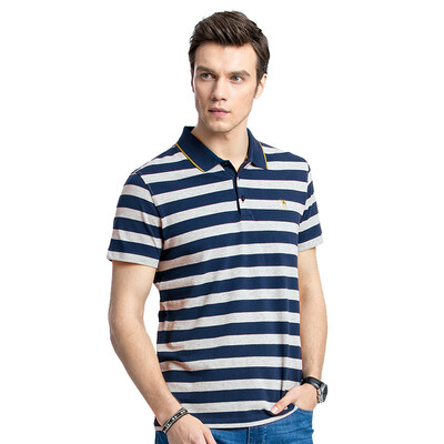 

Camel (CAMEL) мужская мода мужской отворотом вышитые стандартные деловые случайные с короткими рукавами майка мужчины X7B024134 сокровище синий M