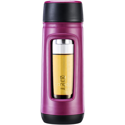 

Jingdong Supermarket] Bangda fashion men and women office plastic glass cup business water cup with filter tea cups purple 320ml