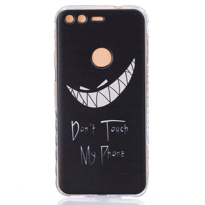 

Bad laugh Pattern Soft Thin TPU Rubber Silicone Gel Case Cover for Google Pixel XL