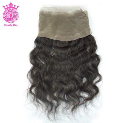 

360 Lace Frontal Closure Body Wave Brazilian Virgin Hair Natural Hairline Lace Frontals With Baby Hai