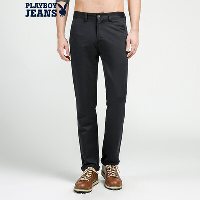 

Playboy PLAYBOYJEANS Корейские мужские повседневные брюки PB5114214 темно-синий 38