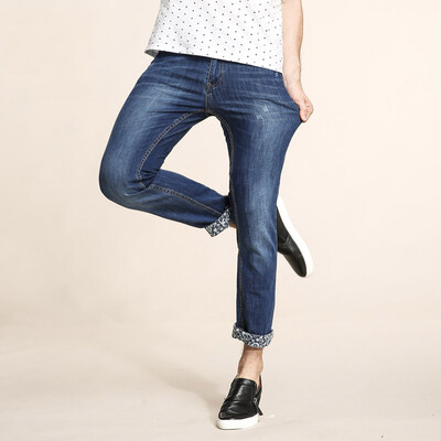 

Camel (CAMEL) Мужские миниатюры в талии Тонкие ножки джинсы бизнес случайные брюки мужчины X6X316112 синий 34