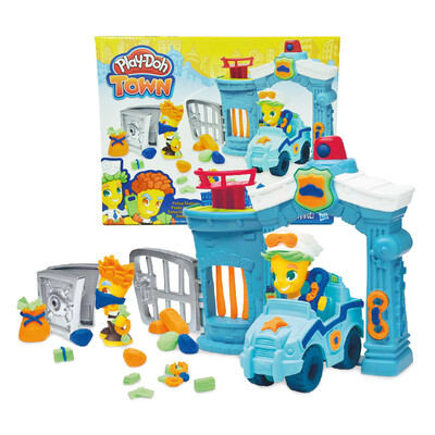 

Hasbro Perennial handmade plasticine plasticine safe non-toxic city series police station set B9413