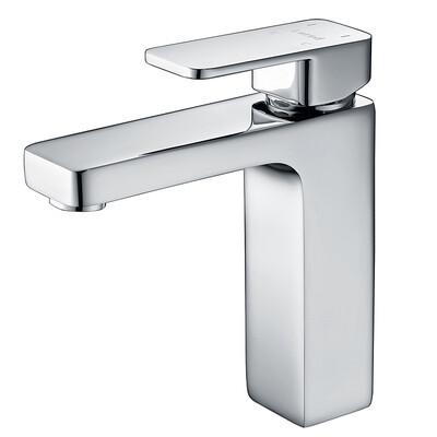 

Larsd F091 copper basin faucet hot&cold square faucet basin bathroom wash basin faucet lengthening heightening