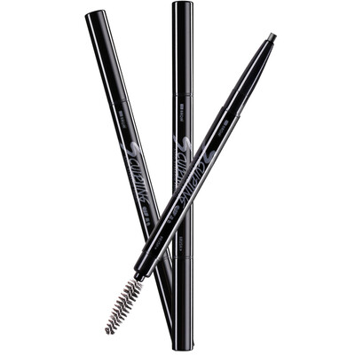 

Marriage MARIEDALGAR natural vivid eyebrow pencil 02g 2 01 black waterproof anti-sweat does not bloom flat pen with replacement pen
