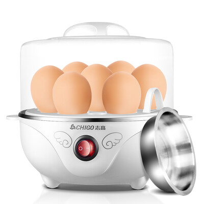 

CHIGO ZDQ201 CHIGO Egg Cooker Steamer 7 Egg Capacity With Removable Tray & Auto Shut Off Feature