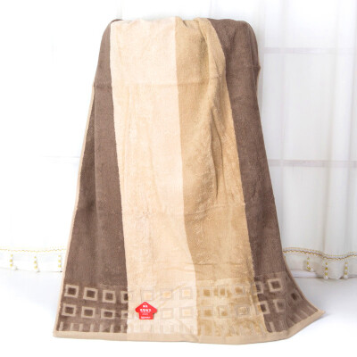 

Matt towel textile cotton plain off soft absorbent thickened adult cotton shore towels brown 70 140cm 420g Article