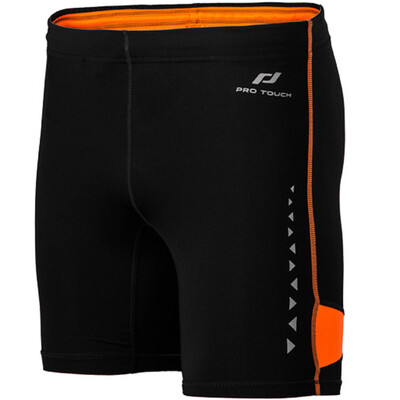 

PRO TOUCH men's quick-drying sports tights running fitness training shorts 246020 901/050 black / orange XL