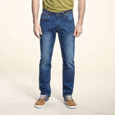 

Camel (CAMEL) Мужская застежка-молния Slim Slim Pants Модные джинсы Мужской X6X316400 Blue 31