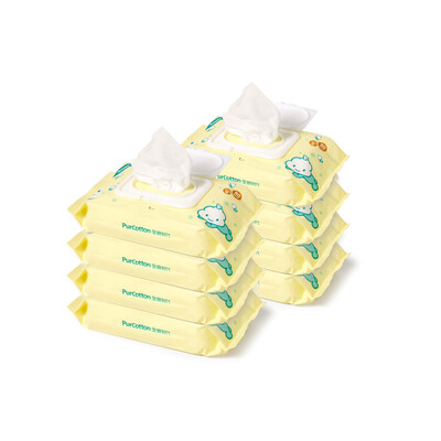 

Cotton era PurCotton baby wipes baby wet tissue 15 20cm 80 bag 8