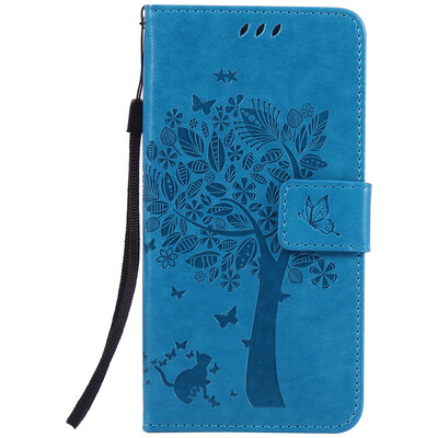 

Blue Tree Design PU кожа флип Обложка Кошелек Карты Держатель чехол для HUAWEI P9