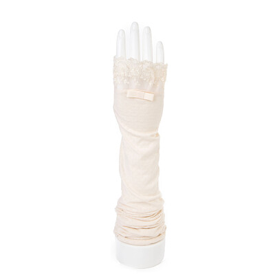 

【Jingdong Supermarket】 Siggi SI88952 gloves female summer Korean version of the tide plus long driving gloves outdoor cycling cotton cuff lace thin gloves arm wings 60 × 10CM
