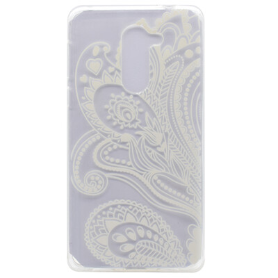 

Half flower Pattern Soft Thin TPU Rubber Silicone Gel Case Cover for Huawei Honor 6X