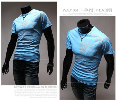 

New Men Fashion Short Sleeve T-shirt