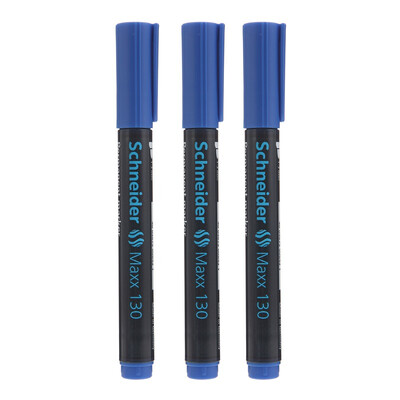 

Ши Наайд (Schneider) быстросохнущие на основе масла фломастер крышка бросить 1-3mm Maxx130 открыт синий три загруженных