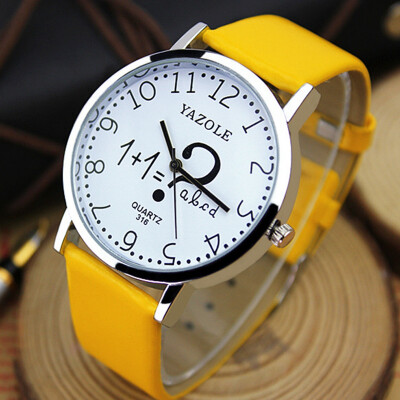 

Couples table Korean version of the lovely figure creative couple fashion men and women student watch YZL0521TH-1