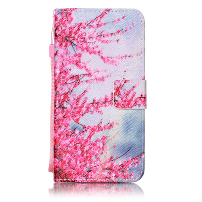 

Plum Blossom Design PU Leather Flip Cover Wallet Card Holder Case for Google Pixel