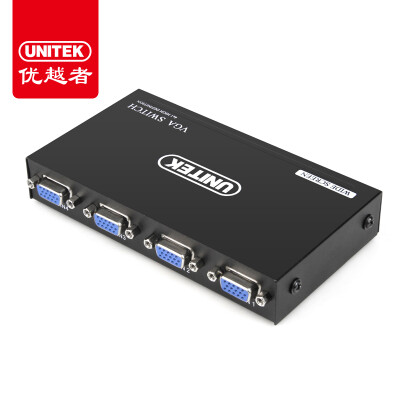 

UNITEK VGA switch four into a high-definition video converter 4 into a cutting screen multiple host computer monitor monitoring sharing device U-8705