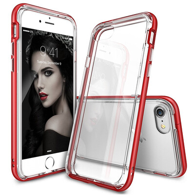 

Ringke iPhone 7 plus Mobile Phone Case Apple 7plus Mobile Phone Case Mobile Phone Case Color Edge Bracket Silicone Soft Shell