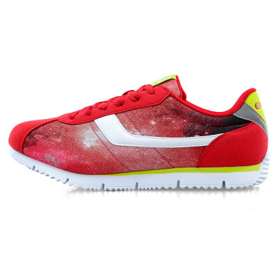 

Erke (ERKE) men's shoes breathable mesh fashion casual shoes 11115102468 Mars red / lime green 42