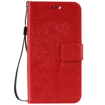 

Red Tree Design Кожа PU откидной крышки Кошелек Карты Держатель чехол для LENOVO A2020
