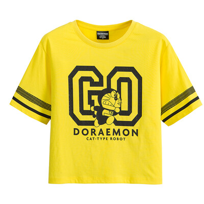 

Semir T-shirt short-sleeved T-shirt female summer cartoon half-sleeved loose cotton couple models 12216000131 white tone S