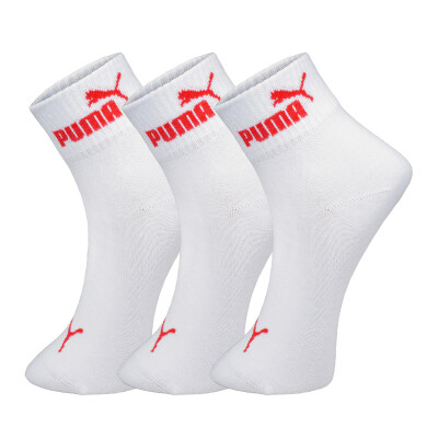 

Jingdong supermarket] PUMA / Puma socks men's business leisure sports cotton socks 3 pairs of -2932-3 white all