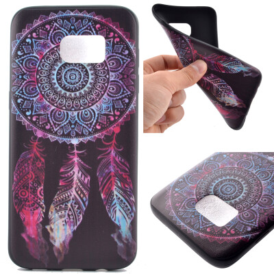 

Dreamcatcher Pattern Soft Thin TPU Rubber Silicone Gel Case Cover for Samsung Galaxy S7 Edge