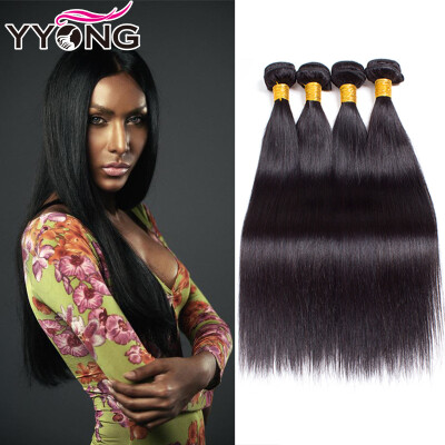 

8A Unprocessed Virgin Hair Straight Cheap Peruviann Virgin Hair 4 Bundles YYONG Hair Products Wet And Wavy Virgin Peruvian Hair