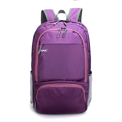 

NNC 0703010 Skin Bags Folding Bag Men & Women General Light Travel Backpack Compression Folding Bag Carrying Bag Daily Shoulder Bag Purple