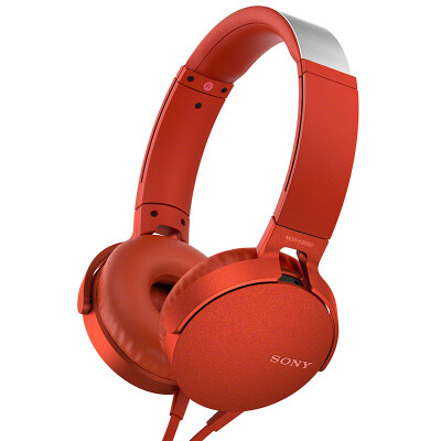 

Sony (SONY) MDR-XB550AP басовая стереогарнитура гарнитура красный