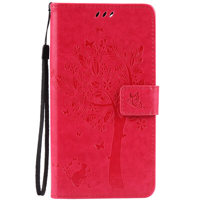 

Rose Tree Design Кожа PU откидной крышки Кошелек Карты Держатель чехол для WIKO SLIDE 2