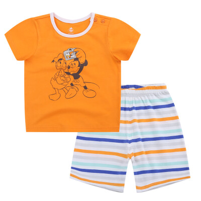 

Disney baby Disney baby boy short-sleeved shorts suit jacket pants out suit DA722BE01O0911 sweet orange 110