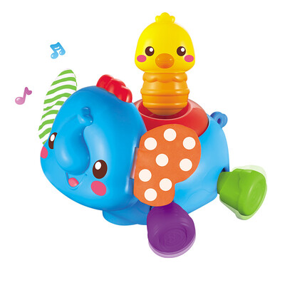

Ouba AUBY happy crawling elephant 2 file speed voice trigger crawling fun game 463327DS