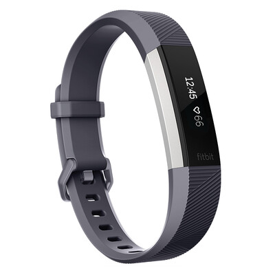 

Fitbit Alta HR Smart Fashion Heart Rate Bracelet Automatic Movement Recognition Heart Rate Real-time Monitoring Automatic Sleep Recording Caller ID VO2Max Measurement Blue Gray S