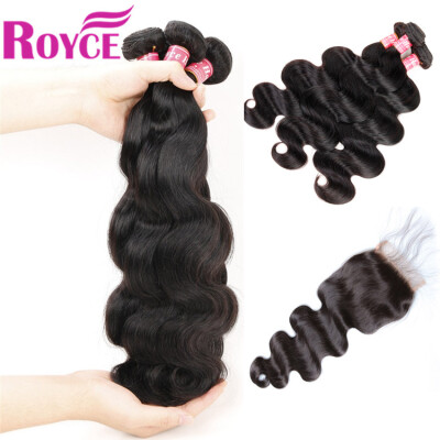 

Cheap Malaysian Human Hair Body Wave 3PCS with Lace Closure Unprocessed Virgin Hair Malaysian Body Wave Bundles with Closure Weave