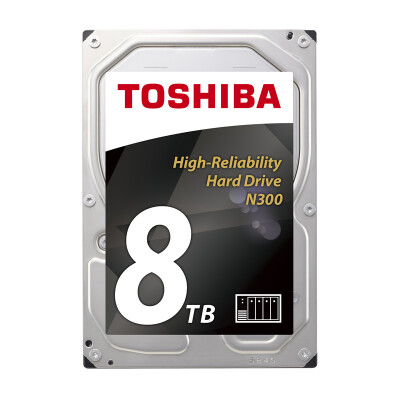 

TOSHIBA N300 Series 8TB 7200 RPM 128M SATA3 NAS Hard Drive (HDWN180