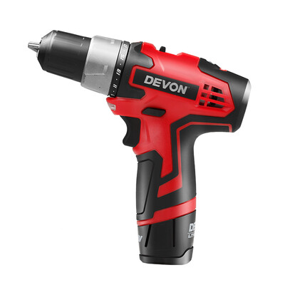 

Devon 12V lithium drill 5262 electric screwdriver charging hand drill double electric aluminum box hardware electric toolbox