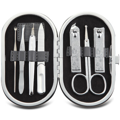 

【Jingdong Supermarket】 777 Nail Knife Set Nail Scissors Repair Beauty and Beauty Combination 7pcs Set NTS-6401 Korea Gray (Import