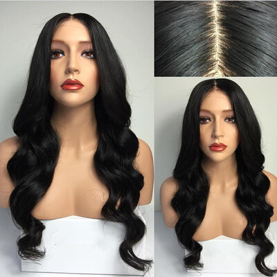 

Grade 8A Brazilian Unprocessed Virgin Guleless Full Lace Wig With Baby Hair Body Wave Lace Front Human Hair Wig For Black Women
