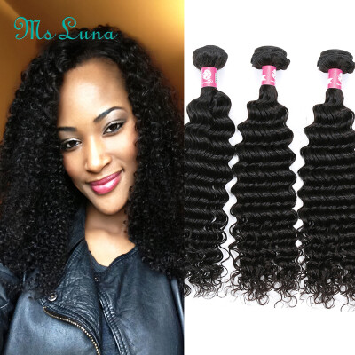 

Brazilian Deep Wave Virgin Hair Weave 4 Bundles 100% 8A Brazilian Virgin Hair Wet And Wavy Deep Wave Virgin Human Hair