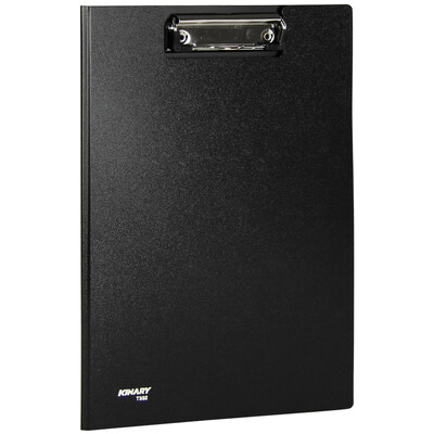 

Kim Terry T332A A4 Folding File Board Clip Wordboard Black