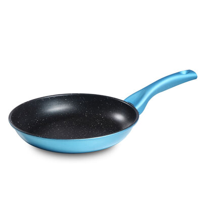 

Debo De Platinum Lille Frying pan carbon steel rice stone stone green pot senior non - stick pan blue 28cm