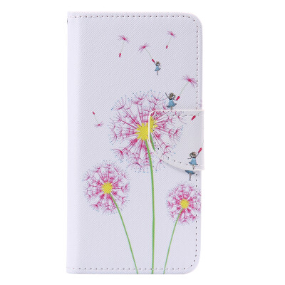 

Pink Dandelion Design Кожа PU откидной крышки Кошелек для карты Держатель для SAMSUNG A510 A52016