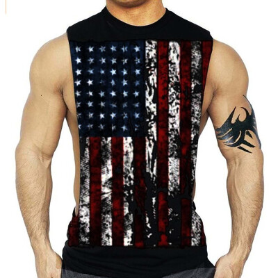 

New Men's Fasshion sleeveless tank top T-shirt