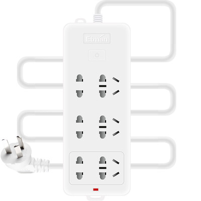 

Intel (Etman) чистый белый 1,8 метра шесть рядов по пять отверстий шесть полных переключателей управления коммутатор ряд штепсельной вилки плата доски плата перетаскивания